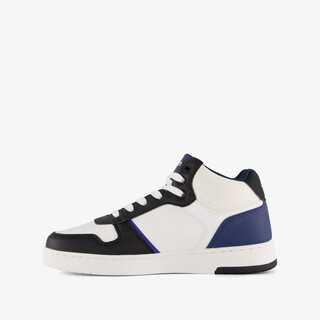 Levi's Kick Mid hoge jongens sneakers wit zwart