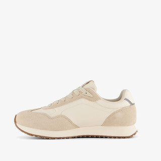 Hush Puppies dames sneakers beige wit