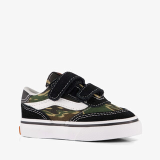 Vans Brooklyn LS V Camo kinder sneakers zwart