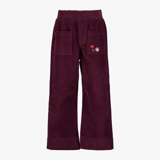 TwoDay wide leg meisjes corduroy broek bordeaux