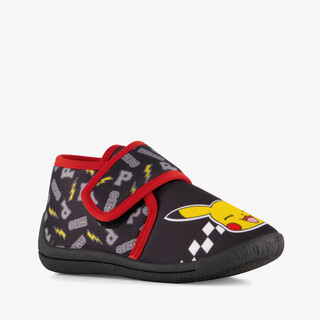 Pokemon jongens pantoffels zwart met Pikachu
