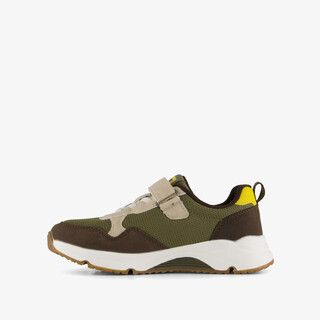 Blue Box jongens sneakers bruin groen