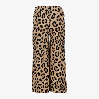 TwoDay meisjes broek met panterprint beige