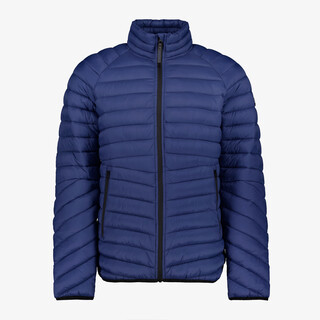 Kjelvik gewatteerde heren winterjas blauw