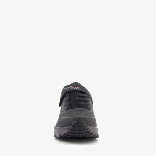Skechers Uno Lite Rainbow Specks meisjes sneakers zwart