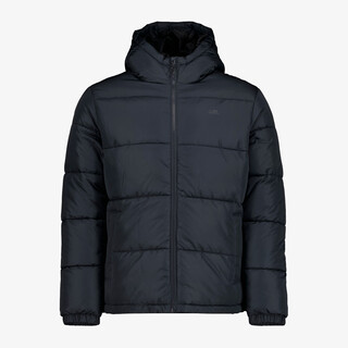 JJ REBEL gewatteerde heren puffer jas zwart