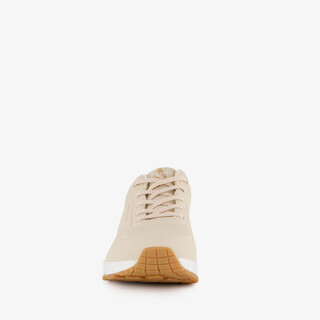 Skechers Uno Shimmer Away dames sneakers beige