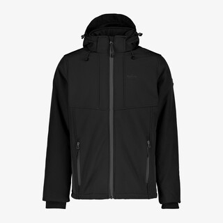 Kjelvik softshell heren outdoor jas zwart