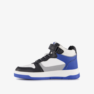 Blue Box hoge jongens sneakers blauw wit