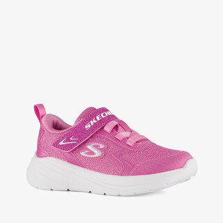 Skechers Wave 92 meisjes sneakers met glitters roze
