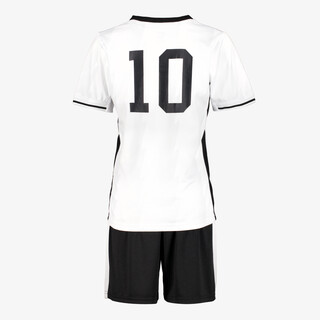 Dutchy tweedelige kinder sport set wit zwart