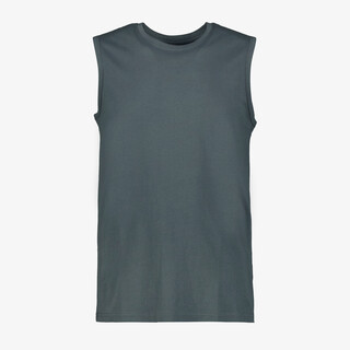 Unsigned basic heren singlet donkergrijs