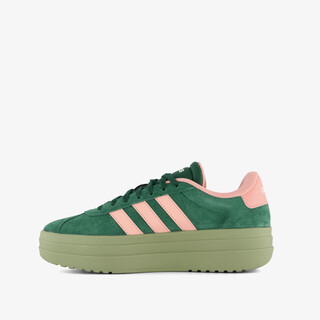Adidas VL Court Bold suède dames sneakers groen