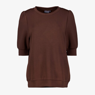 TwoDay dames sweat T-shirt bruin
