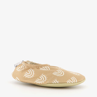 Slipstop Caramel Regenboogjes kinder schoenen beige