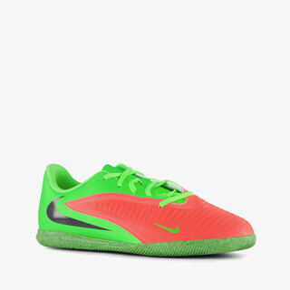 Nike JR. Phantom 6 Low Club IC Erling Haaland zaalschoenen groen oranje