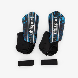 Uhlsport Pro Lite Plus scheenbeschermers blauw zwart