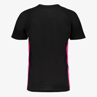 Dutchy kinder voetbal T-shirt zwart roze