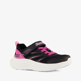 Skechers Streamline meisjes sneakers zwart roze