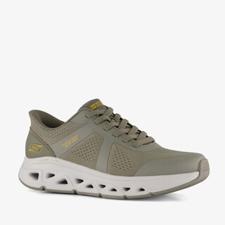 Skechers Slip-ins: BOBS Sport Squad heren sneakers groen