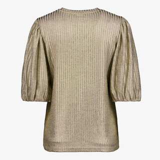 TwoDay dames plissé top goud