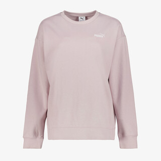 Puma Essentials Small No. 1 Logo dames sweater lichtroze
