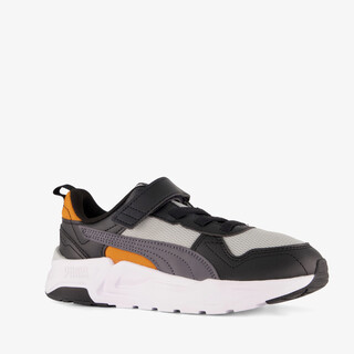 Puma Trinity 2 LT kinder sneakers grijs zwart
