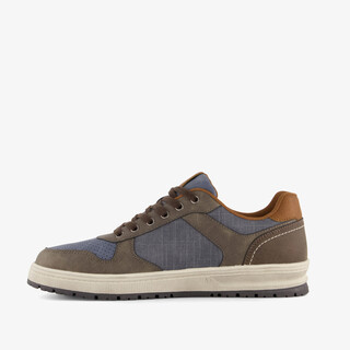 Blue Box heren sneakers blauw bruin