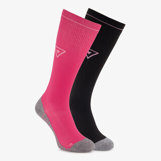 2 paar Osaga compressiesokken dames roze zwart
