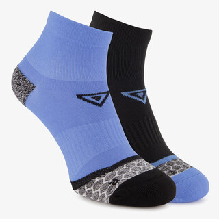 2 paar Osaga hardloopsokken blauw zwart