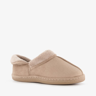Thu!s gevoerde dames pantoffels beige