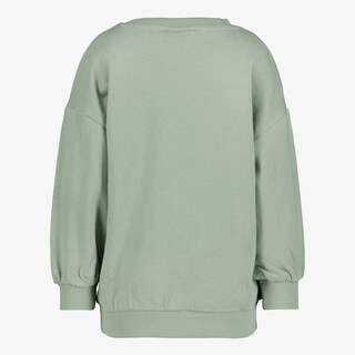Name It meisjes sweater met regenboogprint groen