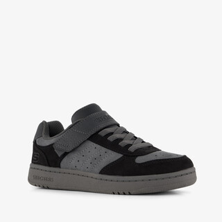 Skechers Quick Street - Smooth Avenue kinder sneakers zwart