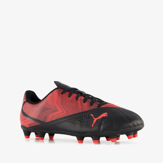 Puma Rapid MG kinder voetbalschoenen rood zwart
