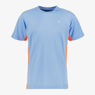 Dutchy kinder voetbal T-shirt lichtblauw oranje