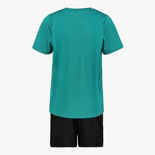 Dutchy tweedelig kinder sport set groen zwart