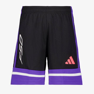 Adidas F50 SHO Y kinder voetbalshort zwart paars