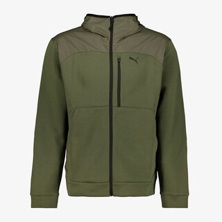 Puma PUMATECH Material Mix heren sportvest groen