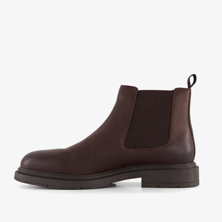 Van Beers leren heren Chelsea boots bruin
