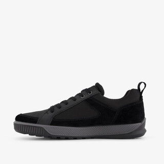 ECCO Bypath Tred suède heren veterschoenen zwart