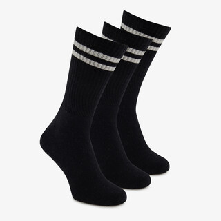 3-pack unisex sportsokken zwart