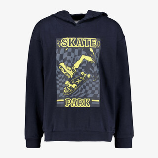 Name It jongens hoodie met opdruk blauw