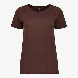 Osaga seamless dames sport T-shirt bruin