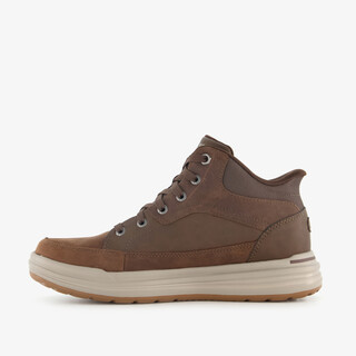 Skechers Slip-ins: Sterling Rogan leren heren veterboots bruin