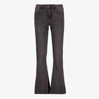 TwoDay dames flared jeans donkergrijs