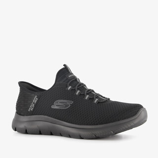 Skechers Slip-Ins wide fit heren sneakers zwart