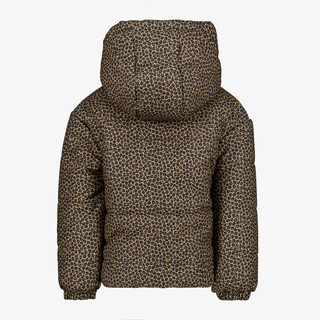 TwoDay meisjes winterjas met capuchon bruin