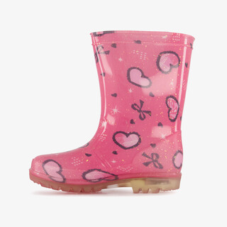 Mountain Peak kinder regenlaarzen met lichtjes roze