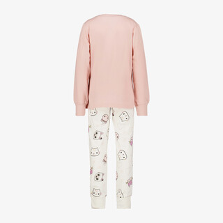 Gabby meisjes pyjama roze wit