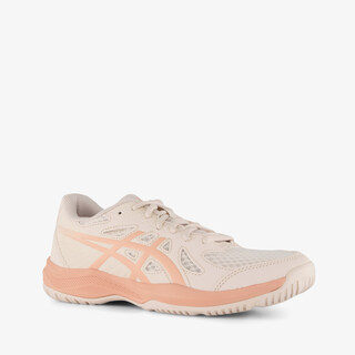 Asics UPCOURT 6 dames indoorschoenen  beige roze